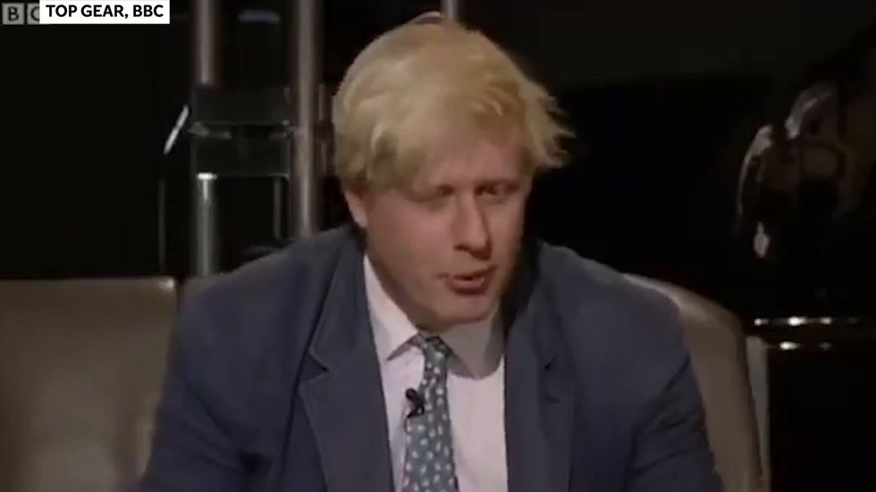 Boris Johnson jokingly admits that he is a 'blithering idiot' in Top Gear interview
