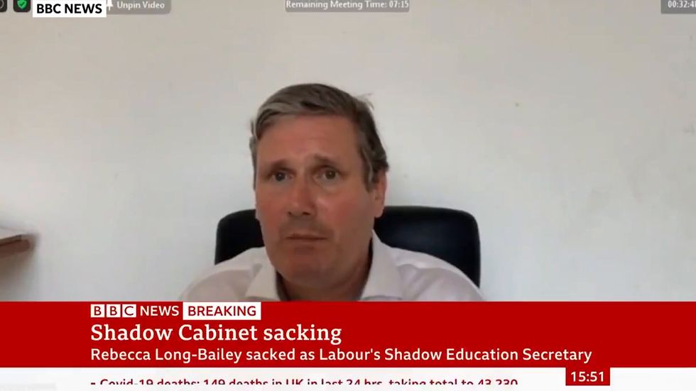 Keir Starmer says 'I’ve made it my first priority to tackle anti-Semitism' as he sacks Rebecca Long-Bailey