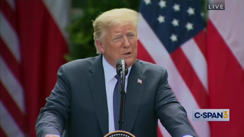Trump claims that anti-racism protesters now want to remove statues of Jesus