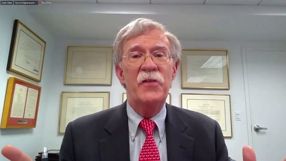 John Bolton tells Stephen Colbert he hadn't realised how bad Trump would be