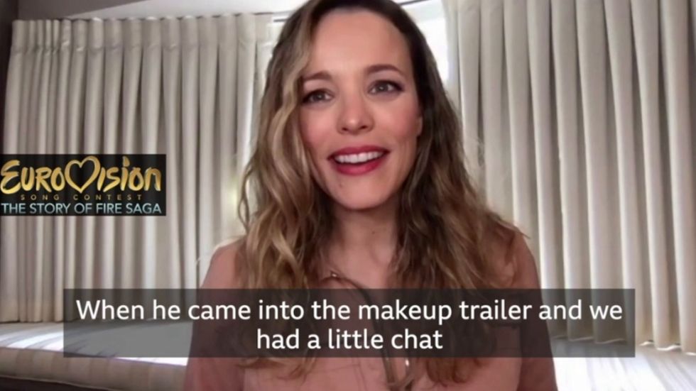 Eurovision: Rachel McAdams says 'one-take wonder' Graham Norton should 'consider' future in acting