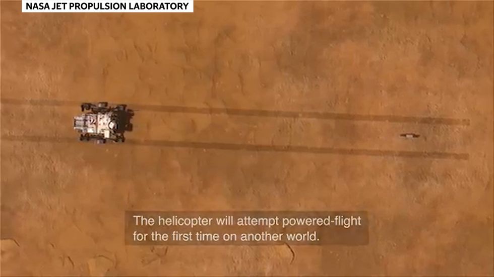 Nasa plans to fly a helicopter on Mars