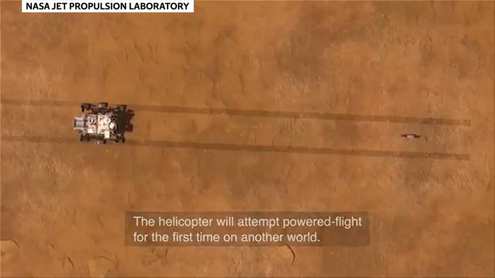 Nasa plans to fly a helicopter on Mars