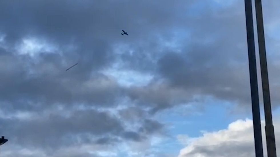 Plane pulling ‘white lives matter’ banner flies above Man City vs Burnley match