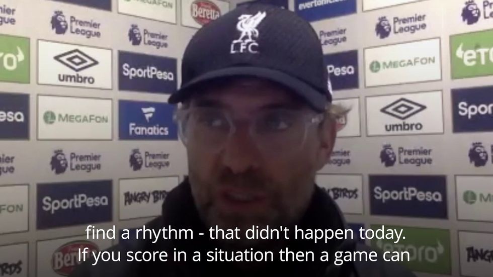 Jurgen Klopp says Liverpool's draw with Everton a fair result