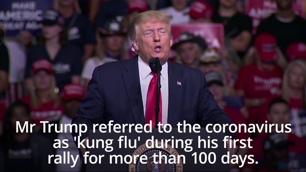 Donald Trump invokes racist term labeling coronavirus 'kung flu'