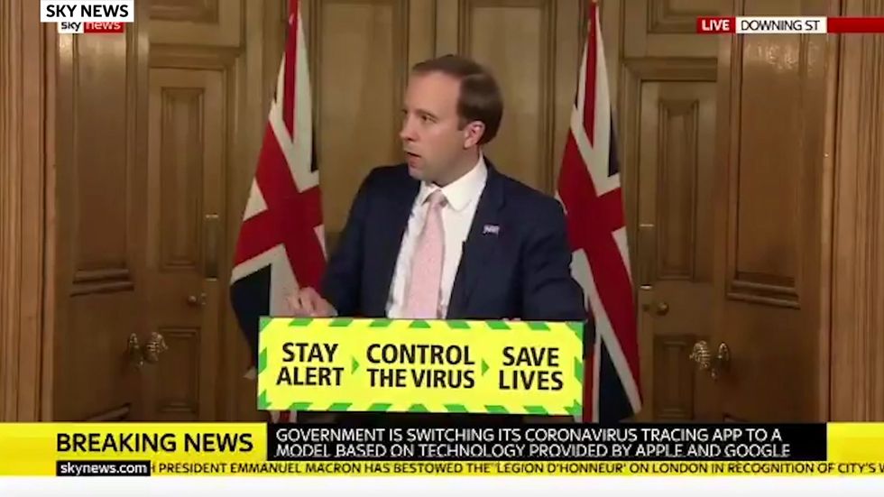 Matt Hancock says 'we will put that cherry on Dido's cake' and no one knows what to think