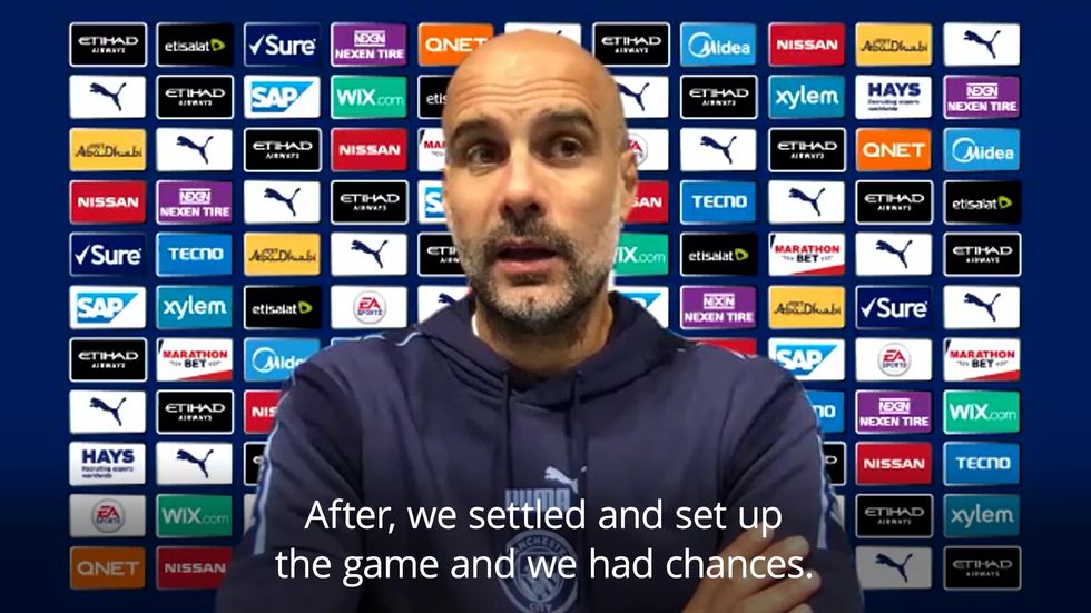 Pep Guardiola pleased with Man City win over Arsenal