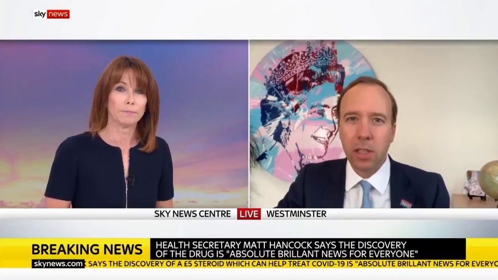 Matt Hancock unable to name any countries other than Brazil with worse infection rate than UK