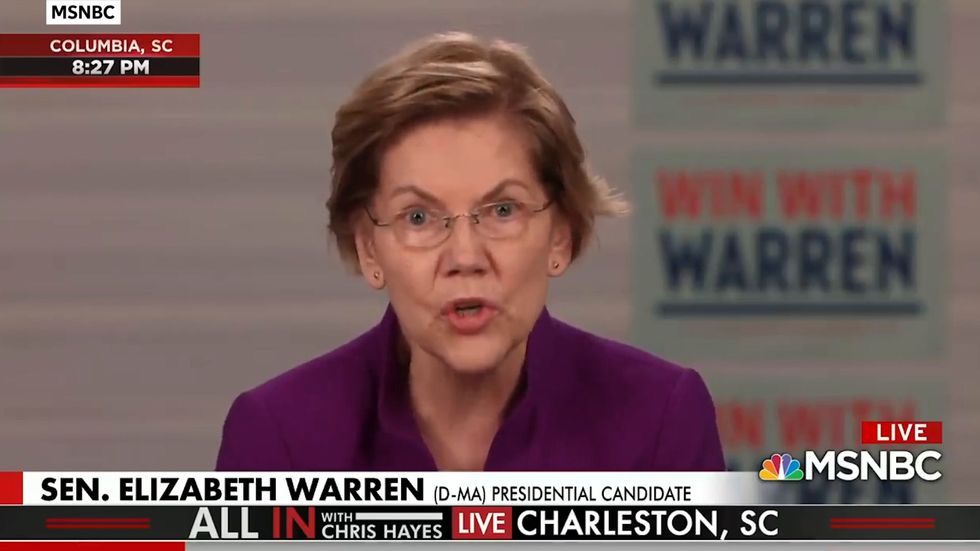 Elizabeth Warren says Mike Pence is 'the wrong person'  to lead coronavirus response