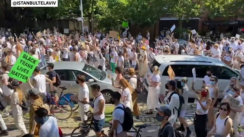 Thousands gather in Brooklyn NY for Black Trans Lives Matter protest