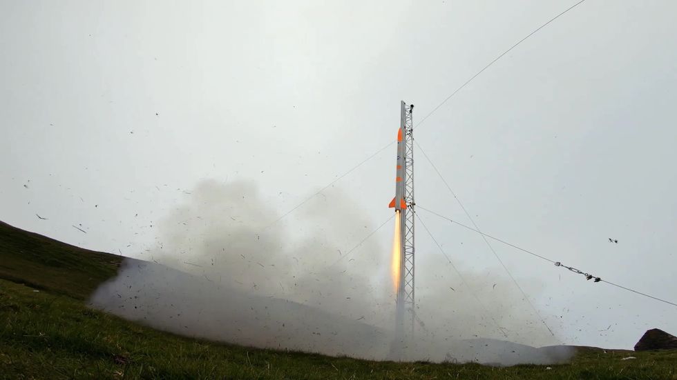 First rocket launched from Shetland, Scotland