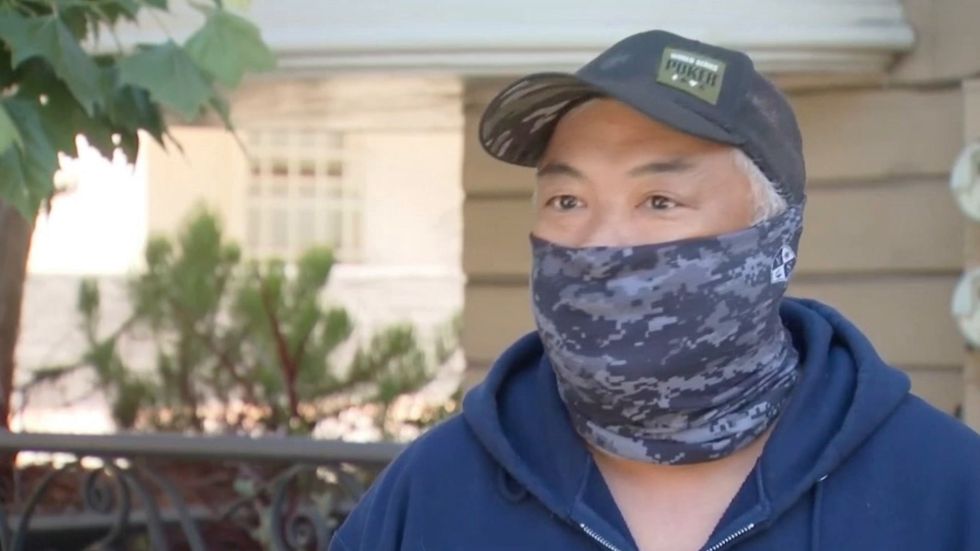Man accused by white woman of chalking Black Lives Matter on own home speaks out