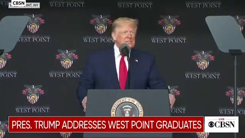 Trump delivers West Point commencement speech