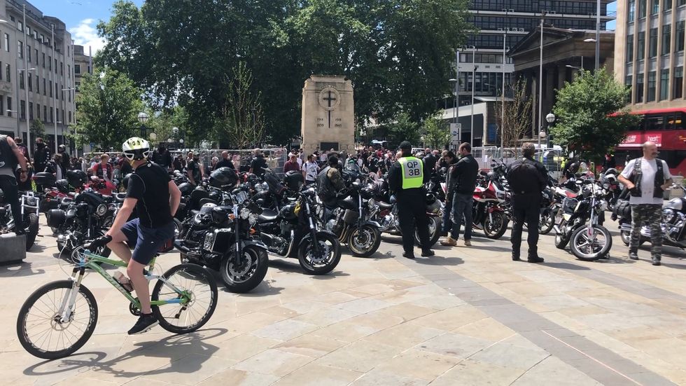 'All Lives Matter' protesters gather in central Bristol