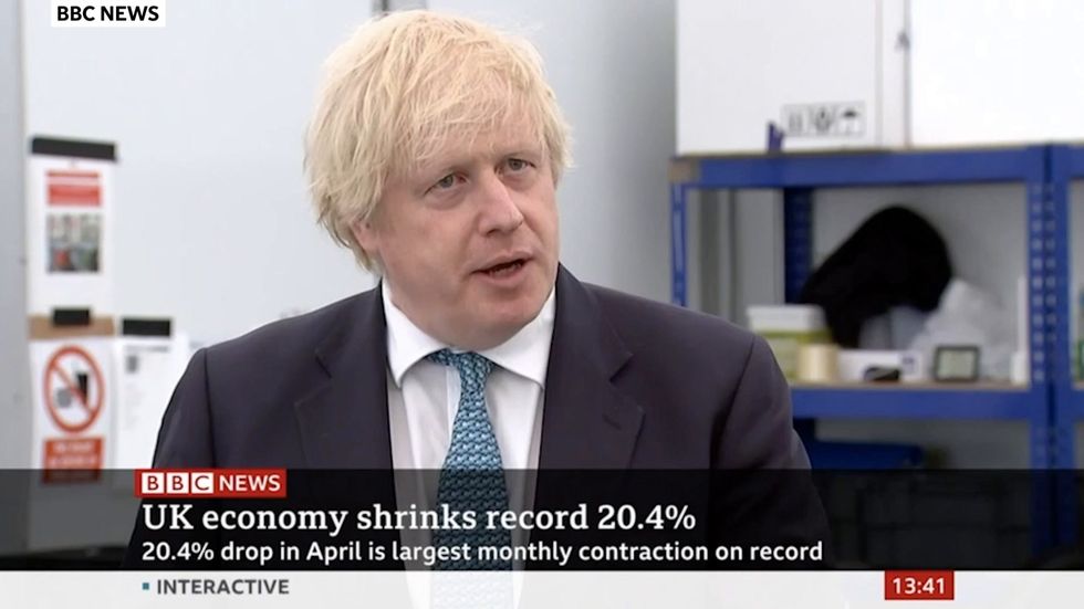 Boris Johnson hints at cut to two-metre social distancing rate