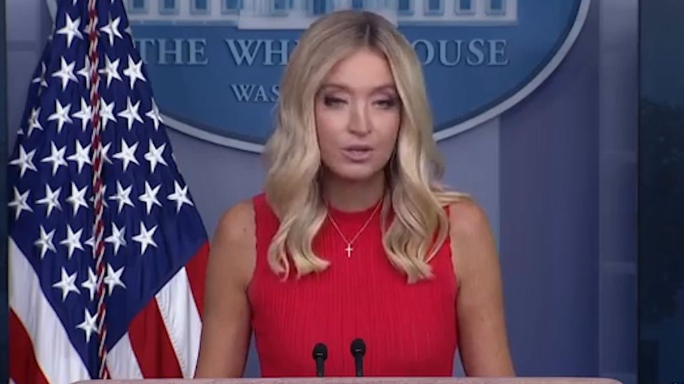 Kayleigh McEnany says Trump refuses to rename US military bases