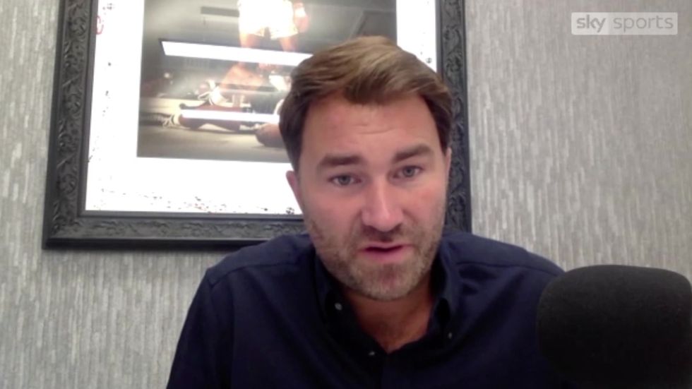 Anthony Joshua agrees two-fight deal to face Tyson Fury, says Eddie Hearn