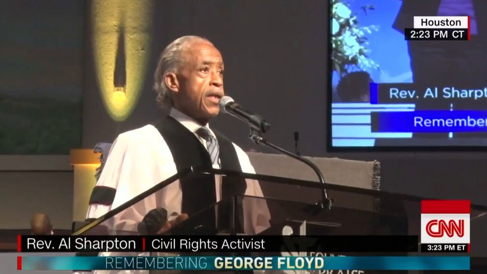 'This was not just a tragedy it was a crime': Al Sharpton delivers emotional eulogy at George Floyd's funeral