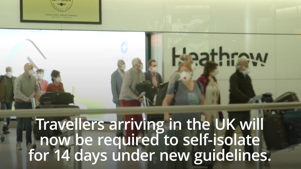 Two-week quarantine rules for UK arrivals come into force