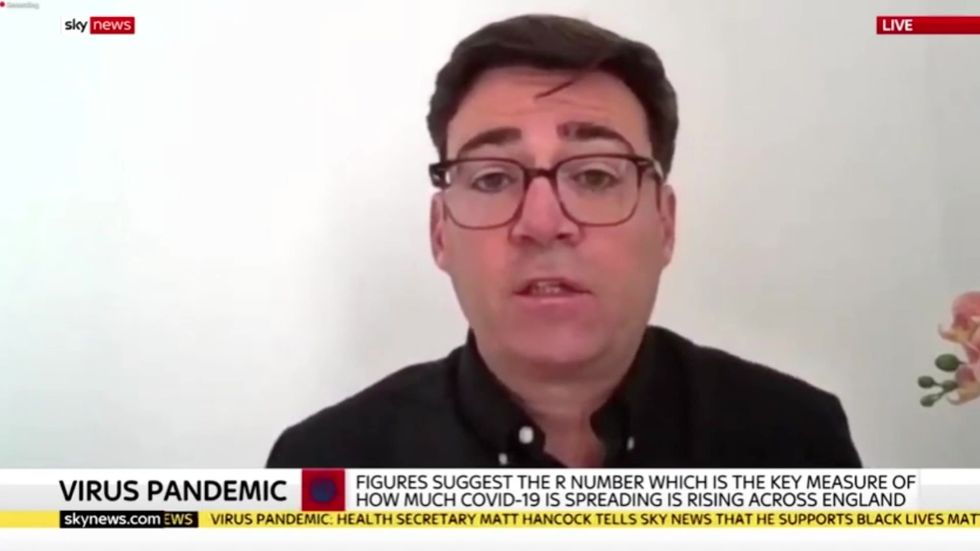 Manchester mayor Andy Burnham warns staff told to isolate will be sacked
