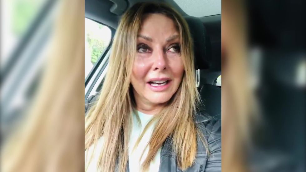 Carol Vorderman cries in Twitter video after being 'harassed' outside home