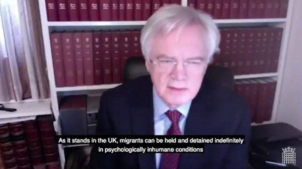 David Davis calls for end to indefinite detention