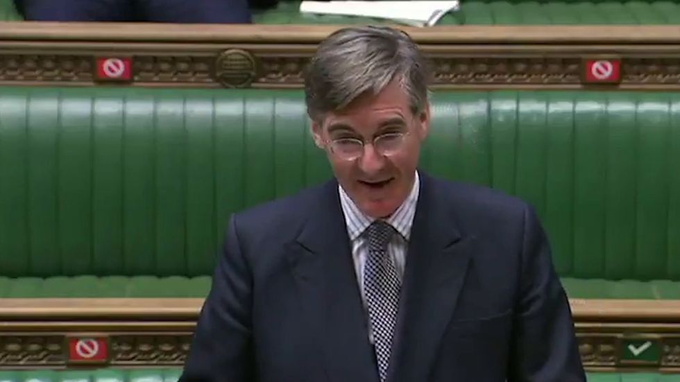 Jacob Rees-Mogg jokes about needing his hair cut