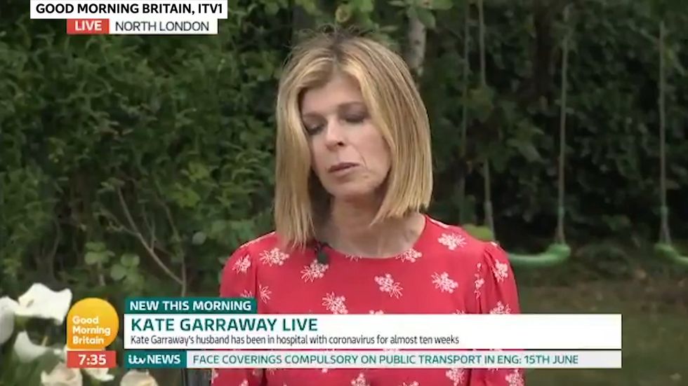Kate Garraway talks about the last time she spoke to her husband Derek before he was put into a coma with coronavirus.