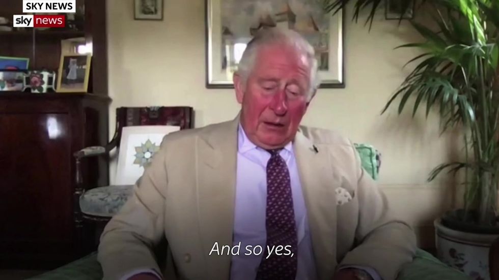 Princes Charles says he is missing his family during lockdown