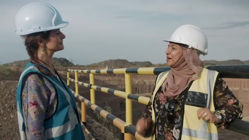 Livia Firth visits the diamond mines of Botswana