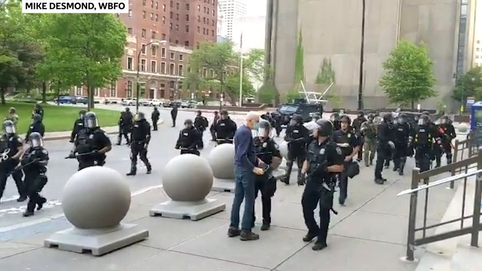 New York police shove elderly man to ground in Buffalo