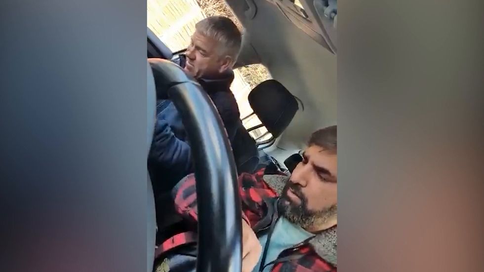 'We'll blow you out the f****** water': Police appeal for information after racist taxi passenger video goes viral