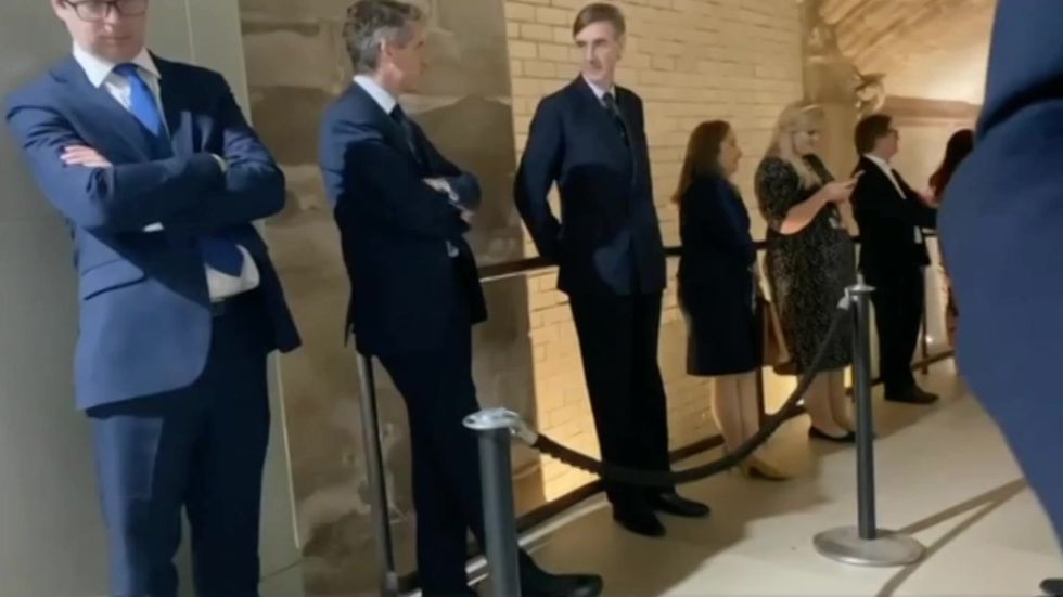 Jacob Rees-Mogg caught breaking social distancing rules