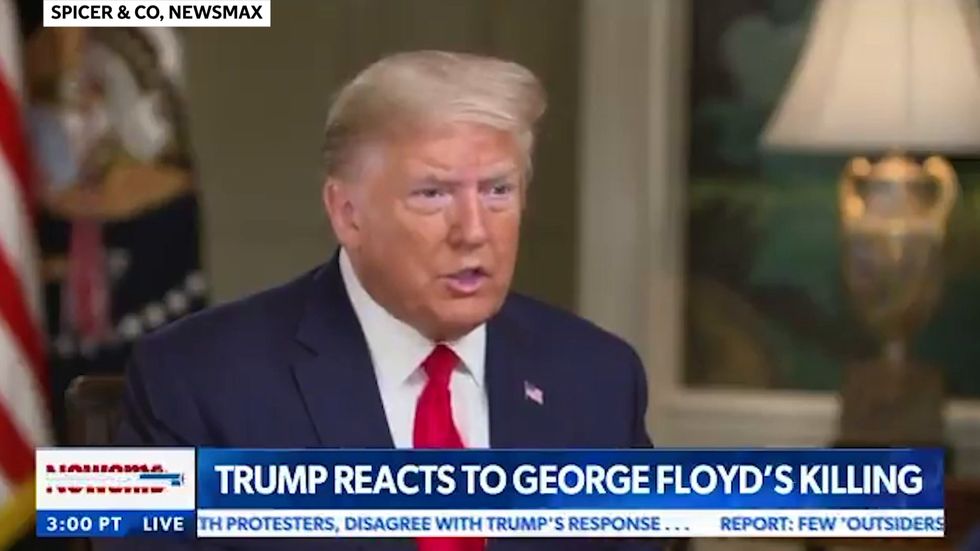 Trump says 'something snapped' with George Floyd policeman in interview with former White House press secretary Spicer