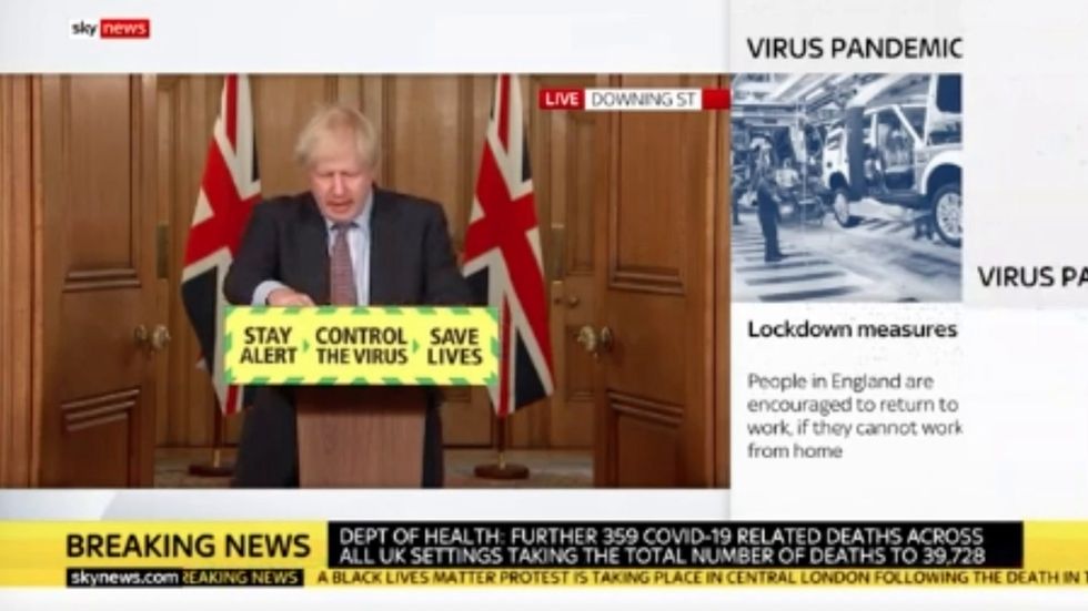 Boris Johnson pleads for people not to gather indoors in rainy weather, warning it could spark a second coronavirus wave