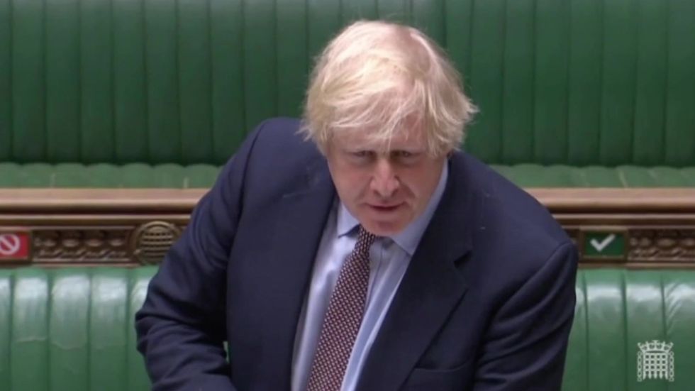 Boris Johnson claims alert level allowed him to ease lockdown despite it stating 'current restrictions' must remain