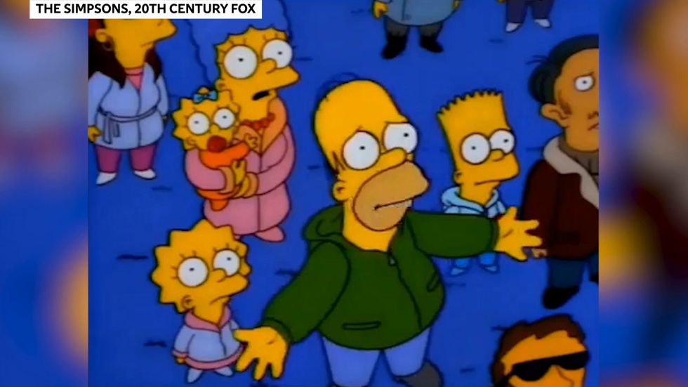 The Simpsons clip: 'Will this horrible year never end'