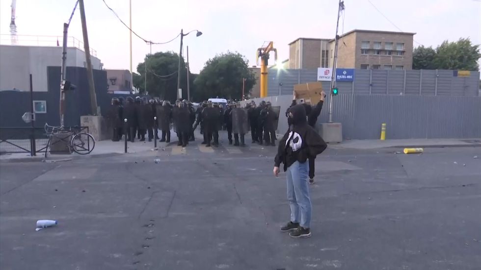 Protests against police violence and racial injustice turns violent in French capital