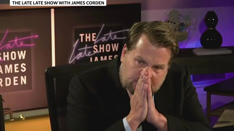 James Corden in tears as he discusses police brutality and George Floyd