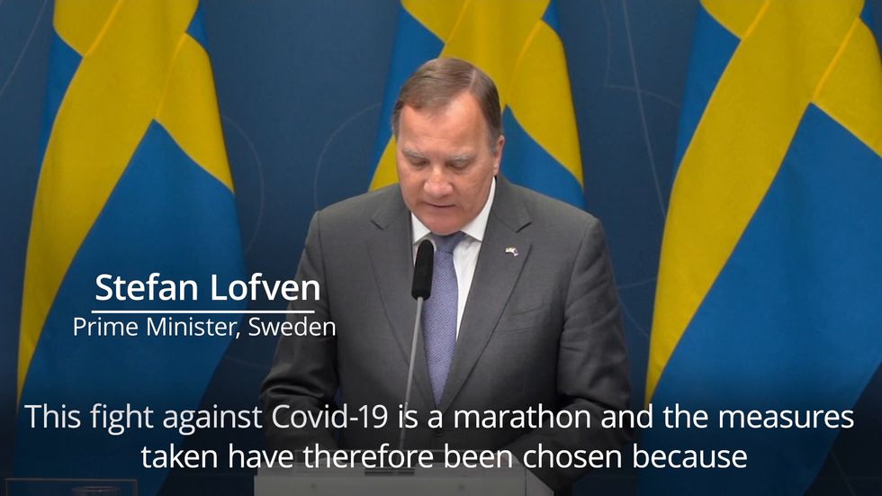 Sweden PM defends Covid-19 strategy