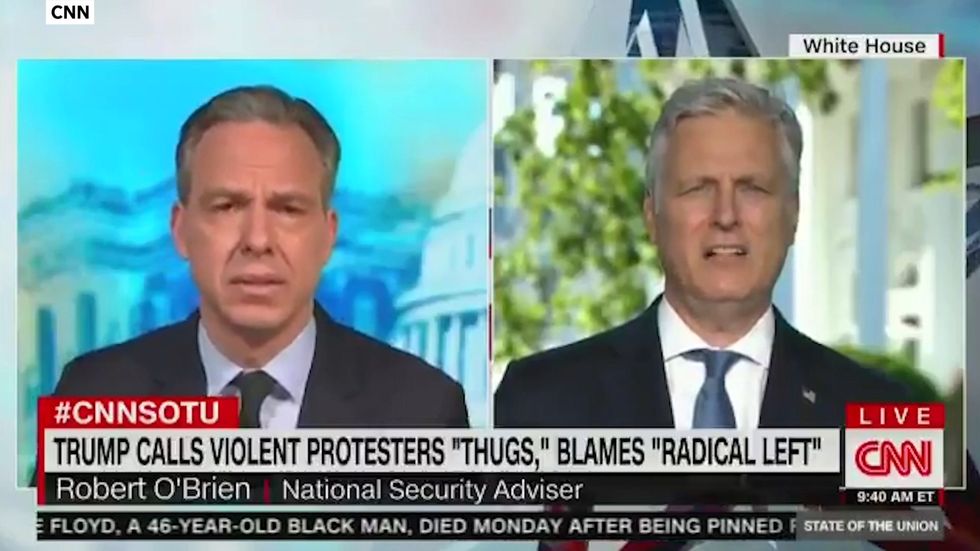 Trump adviser denies there's any racism in the police and blames 'Antifa' instead