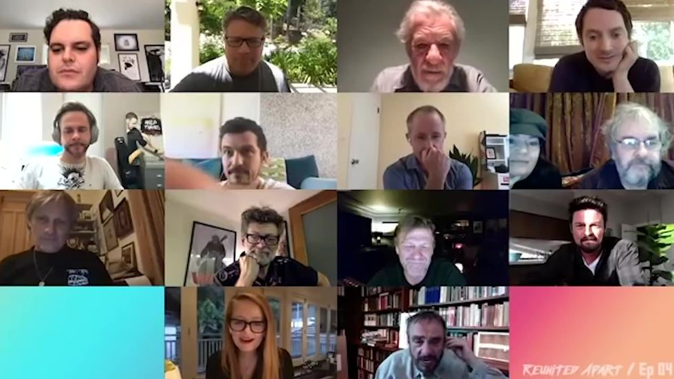 Lord of the Rings cast reunite on Zoom