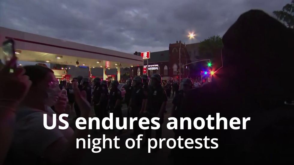 US endures another night of protests