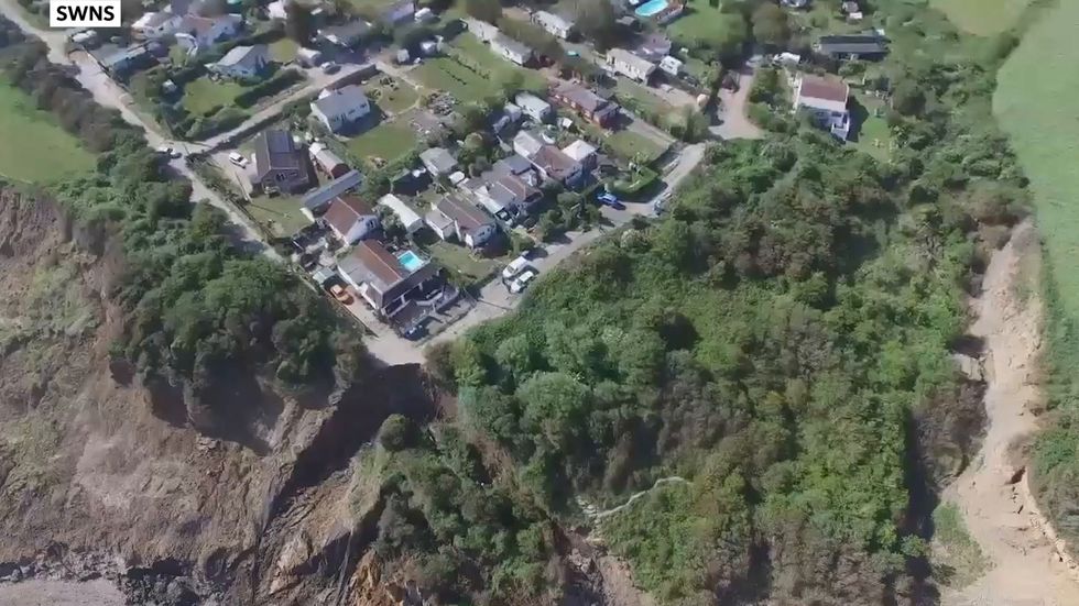 Cliff collapses on Kent Coast