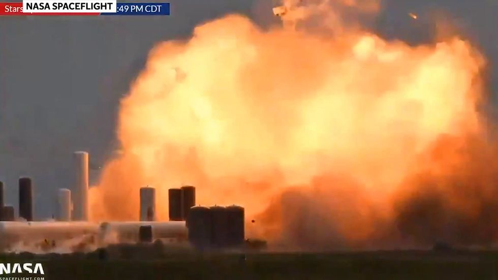 SpaceX's Starship rocket prototype explodes during test