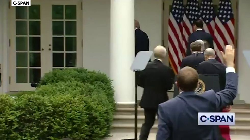 Trump avoids George Floyd riots at White House