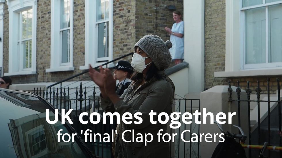 UK comes together for 'final' Clap for Carers