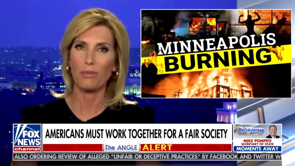 Fox News's Laura Ingraham says Trump can identify with George Floyd protesters