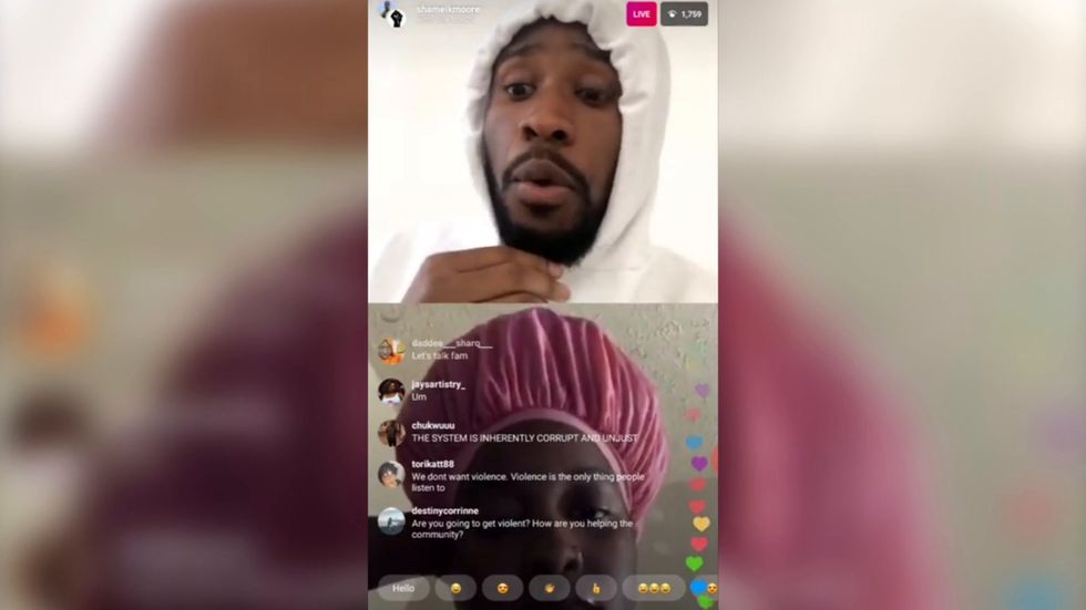 Shameik Moore suggests that Rosa Parks should have travelled in a black-owned taxi rather than a bus